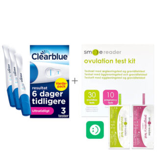Clearblue ultra early og Smile Reader test